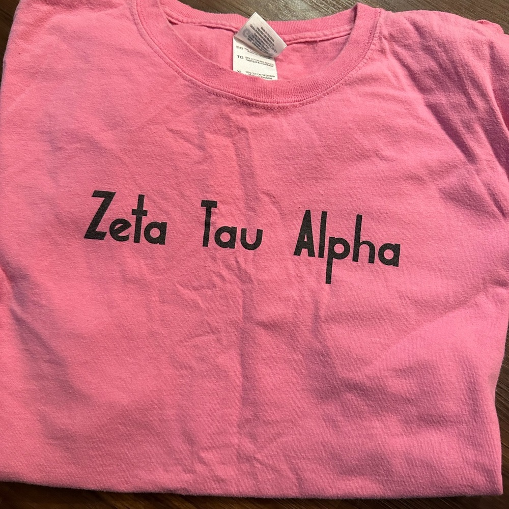 Zeta Tau Alpha, Think Pink TShirt